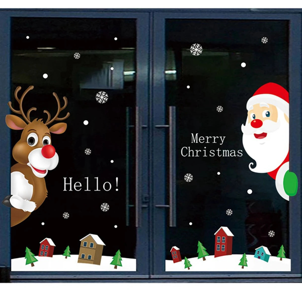 Wall Window Stickers Marry Christmas Decoration