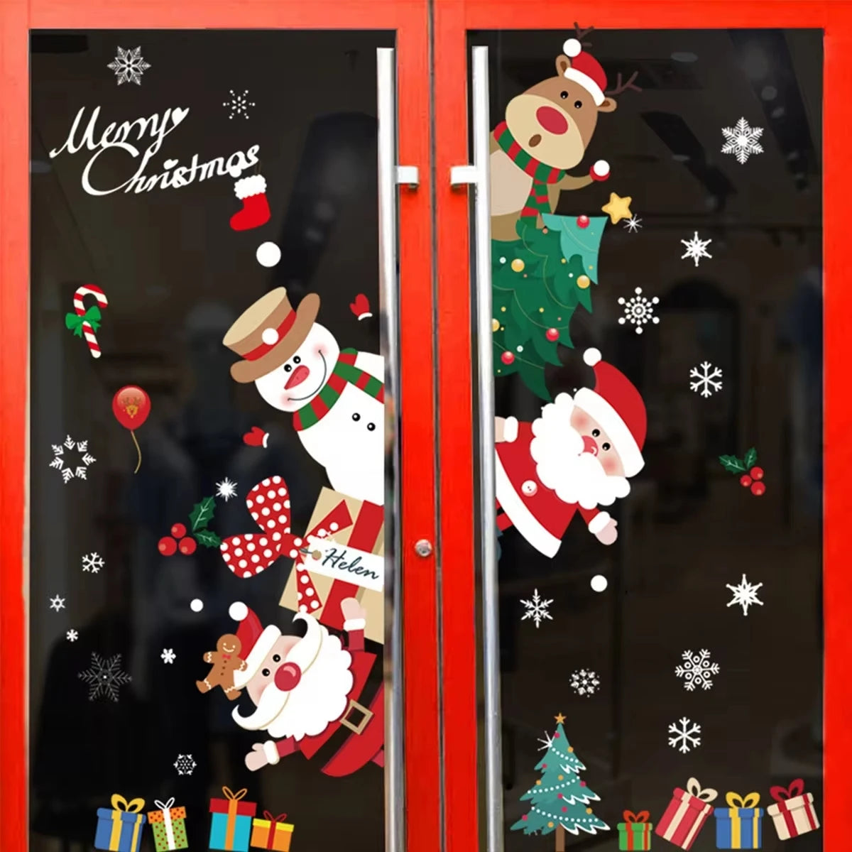 Wall Window Stickers Marry Christmas Decoration