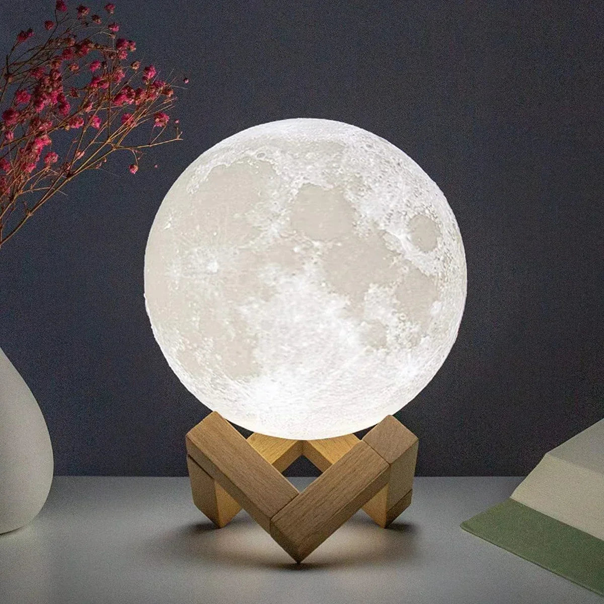 8cm Moon Lamp LED