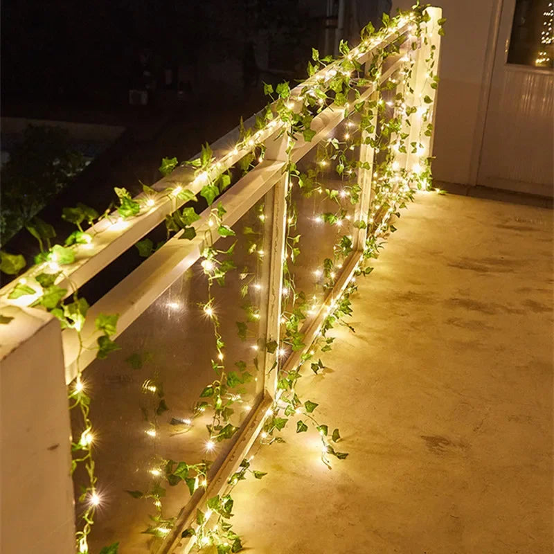 Flower Green Leaf String